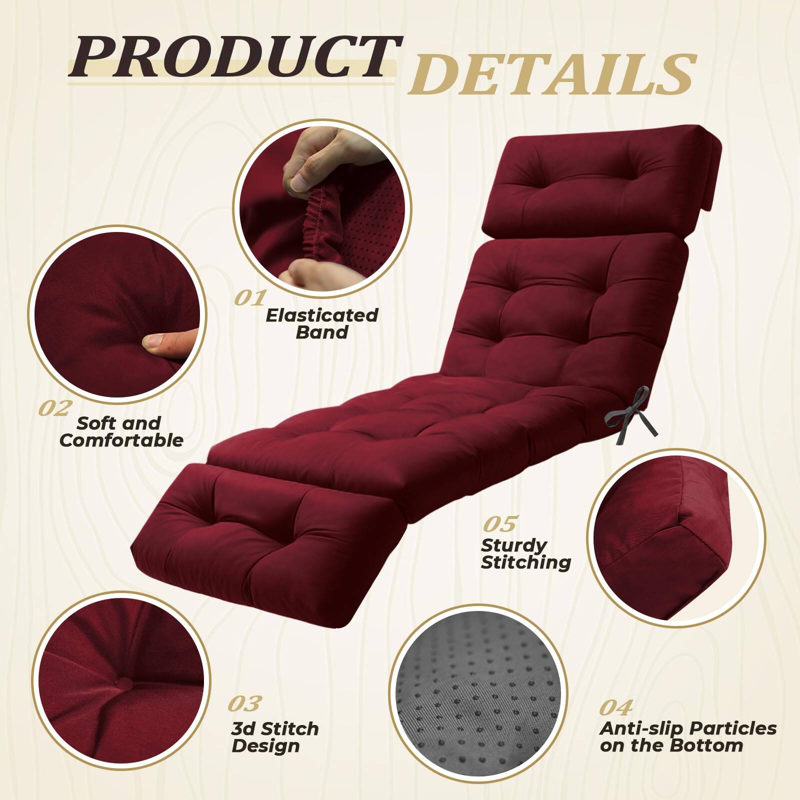 PRODUCT DETAILS

01 Elasticated Band

02 Soft and Comfortable

03 3d Stitch Design

04 Anti-slip Particles on the Bottom

05 Sturdy Stitching