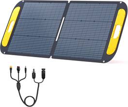 VTOMAN - VS110 110W Portable Solar Panel, 23% Efficiency, IP67 Waterproof, Adjustable Kickstands for Camping/RV/Outdoor