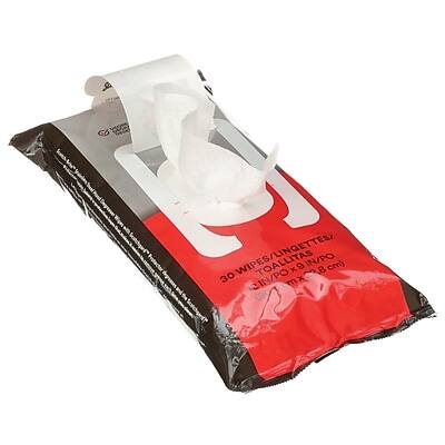 30 WIPES/LINGETTES/TOALLITAS  
8X23 IN/PO 20X58 CM