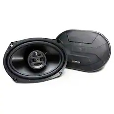 Front. Hifonics - Hifonics Zeus 800 Watt 6 x 9 Inch 3 Way Car Audio Coaxial Speakers Pair ZS-693 - Black.
