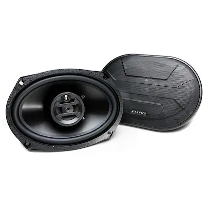 Front. Hifonics - Hifonics Zeus 800 Watt 6 x 9 Inch 3 Way Car Audio Coaxial Speakers Pair ZS-693 - Black.