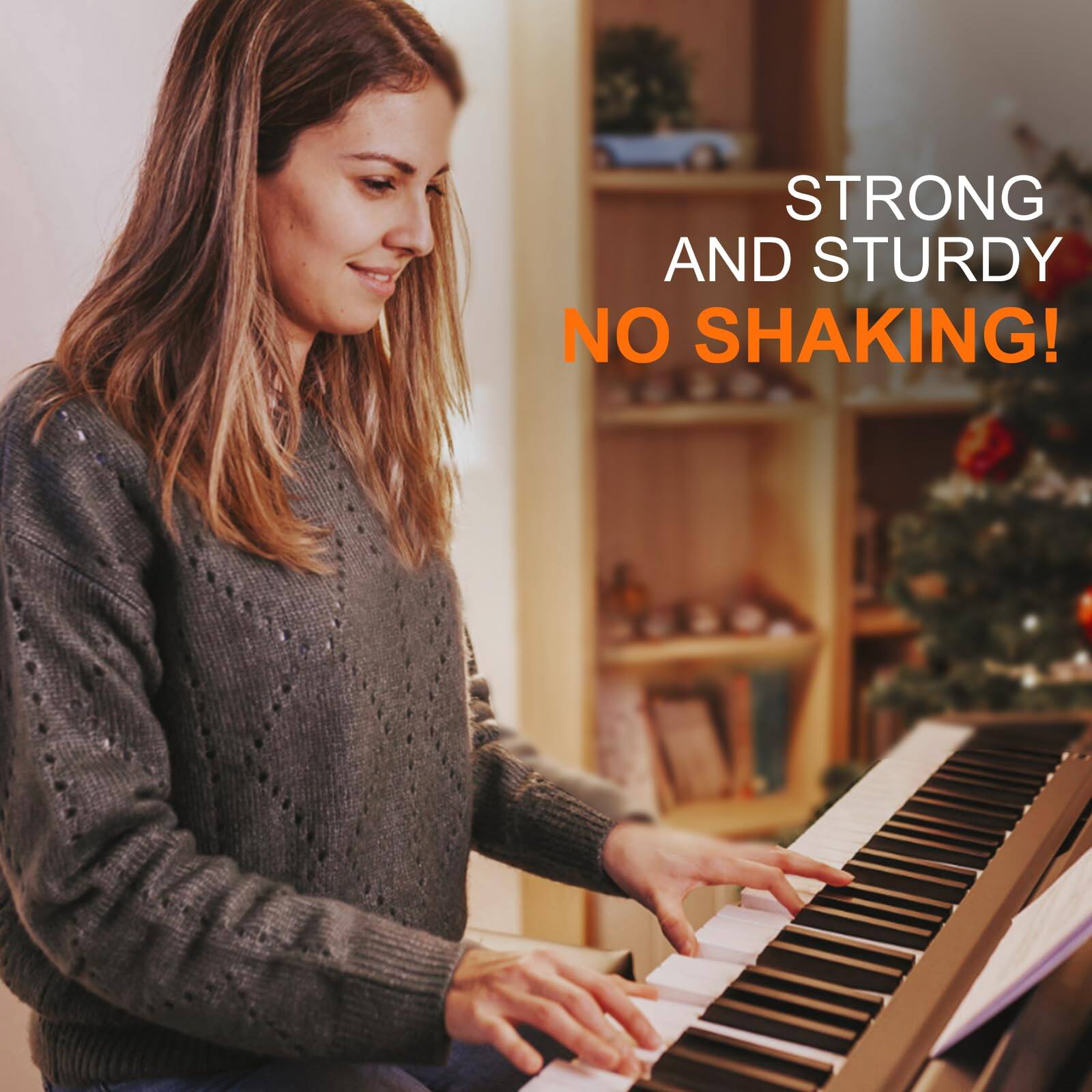 STRONG AND STURDY  
NO SHAKING!