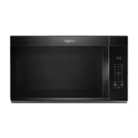 Whirlpool - 1.9 Cu. Ft. Over-the-Range Microwave with Sensor Cooking - Black - Front_Zoom