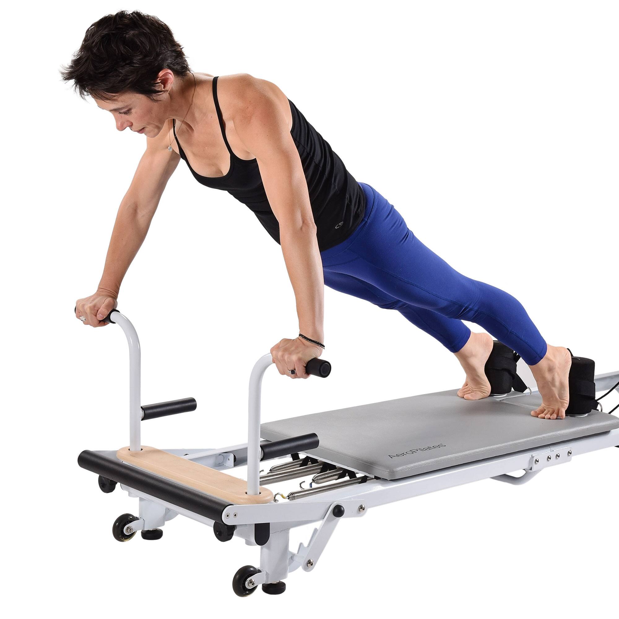 Alt View 5. Stamina Products - Stamina Precision Plank Bars Accessory for AeroPilates Precision Series Reformer - White.