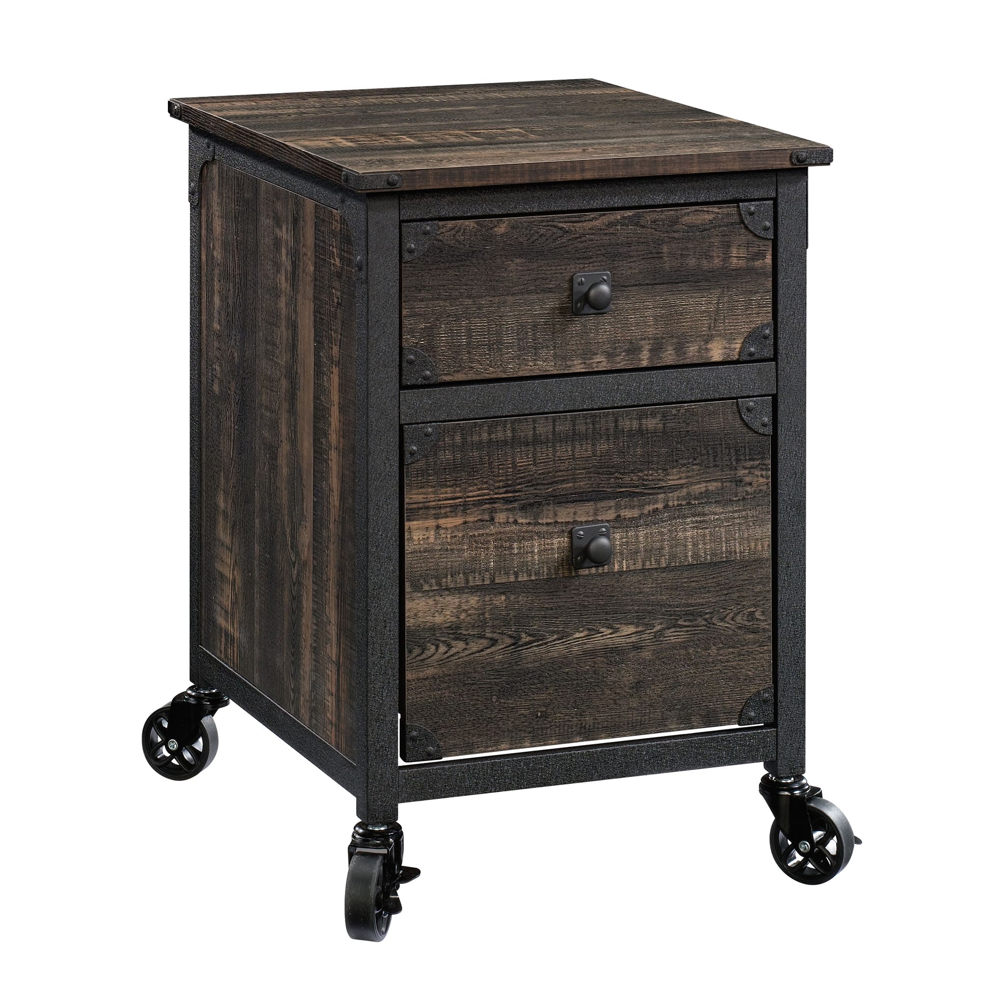 APRILSOUL - File Pedestal Dark Oak finish