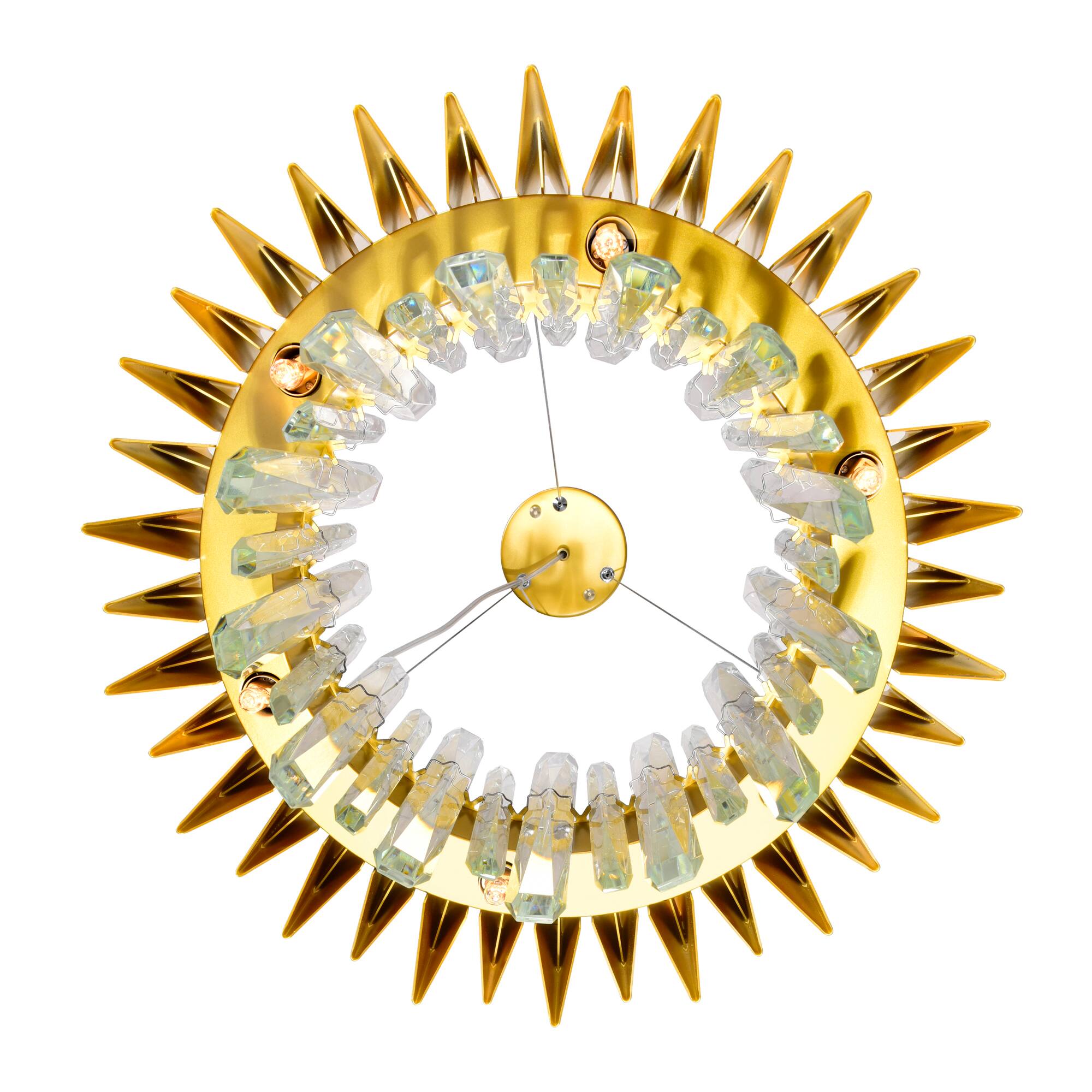 Alt View 2. CWI Lighting - Cityscape 12 Light Chandelier With Satin Gold Finish - Satin Gold.