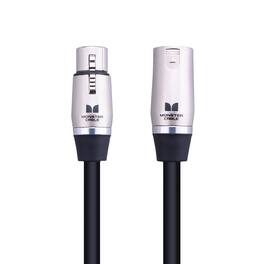 Monster - Performer 600 XLR Microphone Cable 20 ft XLR Male to Female with MicroFiber Dielectric and Duraflex Jacket - White