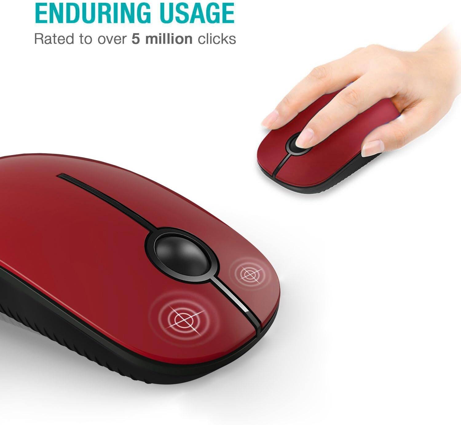 ENDURING USAGE  
Rated to over 5 million clicks