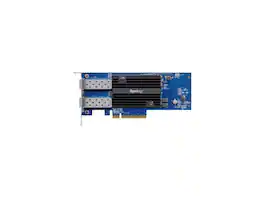 E10G30-F2 Dual-port 10GbE SFP+ PCIe 3.0 x8 add-in card for Synology systems | E10G30-F2 - Black