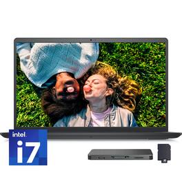 Dell - Inspiron 15 15.6" FHD Laptop,Intel Core i7-1255U,32GB RAM,2TB SSD+1TB Dock Set,Intel Iris Xe GPU,Win 11 - Black