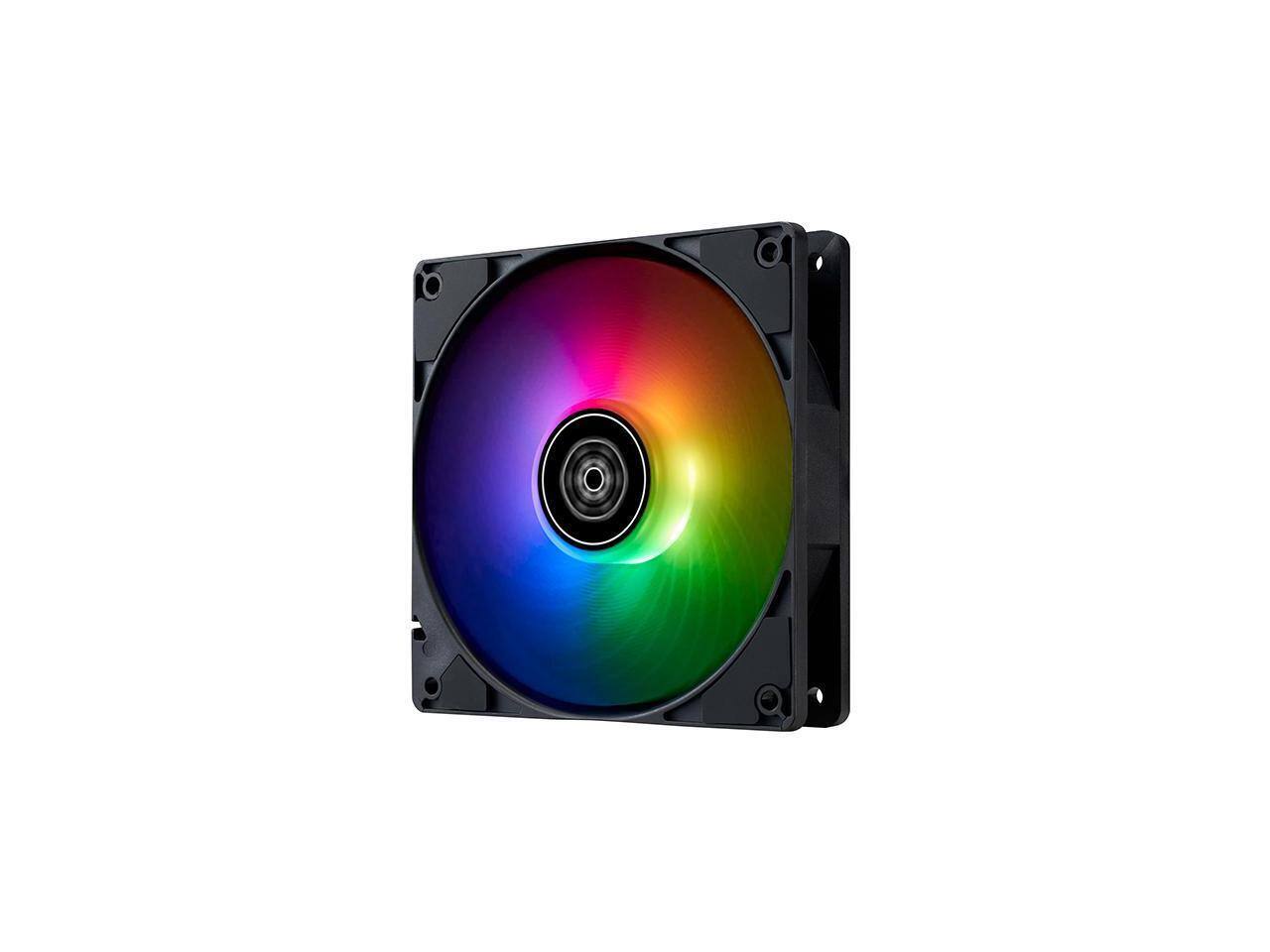 Alt View 5. SilverStone - Silverstone Air Penetrator 120SK ARGB High performance 120mm air channeling computer fan with ARGB lighting effects - Silver.