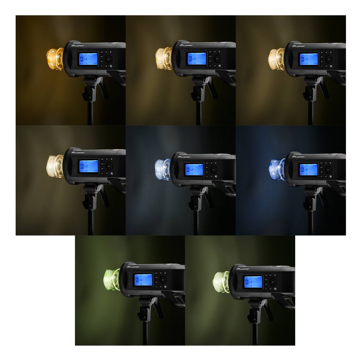 Alt View 4. Flashpoint - Flashpoint Color Correction Gel Kit compatible with Godox AD600Pro and Flashpoint Xplor600 Pro Monolights.