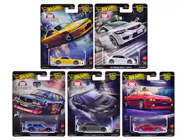 "Ronin Run II" 5 piece Set "Car Culture" 2025 Series M Diecast Model Cars by Hot Wheels - Multicolor