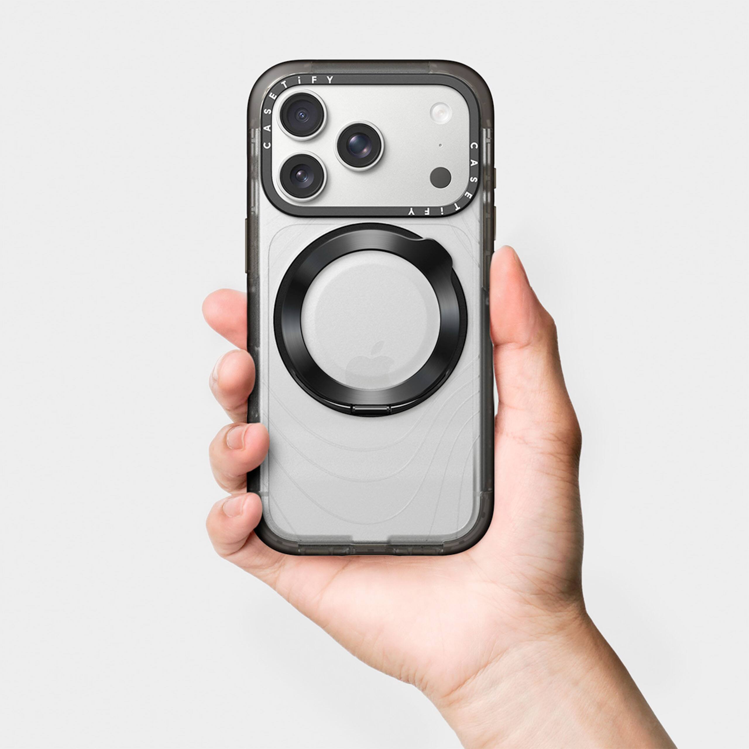 Back. CASETiFY - Force Stand Case MagSafe Compatible for Apple iPhone 18 Pro and 17 Pro Devices - Mist.