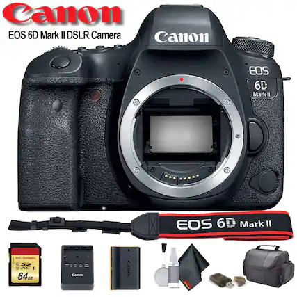 Canon EOS 6D Mark II DSLR Camera
Canon EOS 6D Mark II
R95-WSOMBIS L I 64GB
Canon SAVE