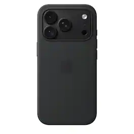 Apple - iPhone 18 Pro Silicone Case with MagSafe - Black