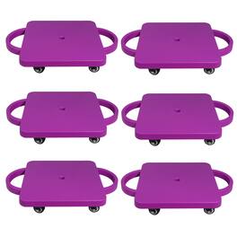 GSE Games & Sports Expert - Floor Scooter Board with Handles, Sitting Scooter for Kids Indoor Play, Fun Scoot Board(6 Pack - purple