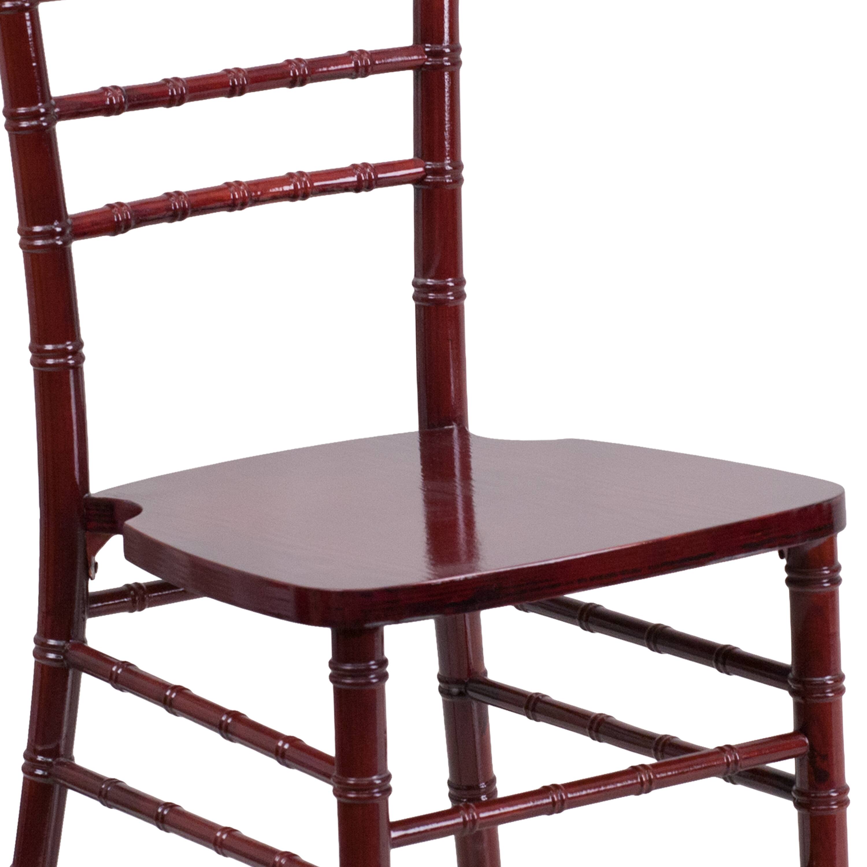 Alt View 9. Emma + Oliver - Wedding & Event Wood Chiavari Dining Chair - Mahogany.