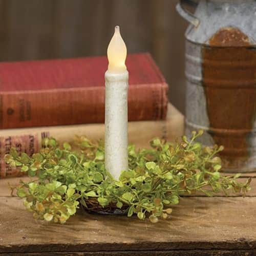 BreeBe - Baby's Grass Candle Ring 9" - Light Green
