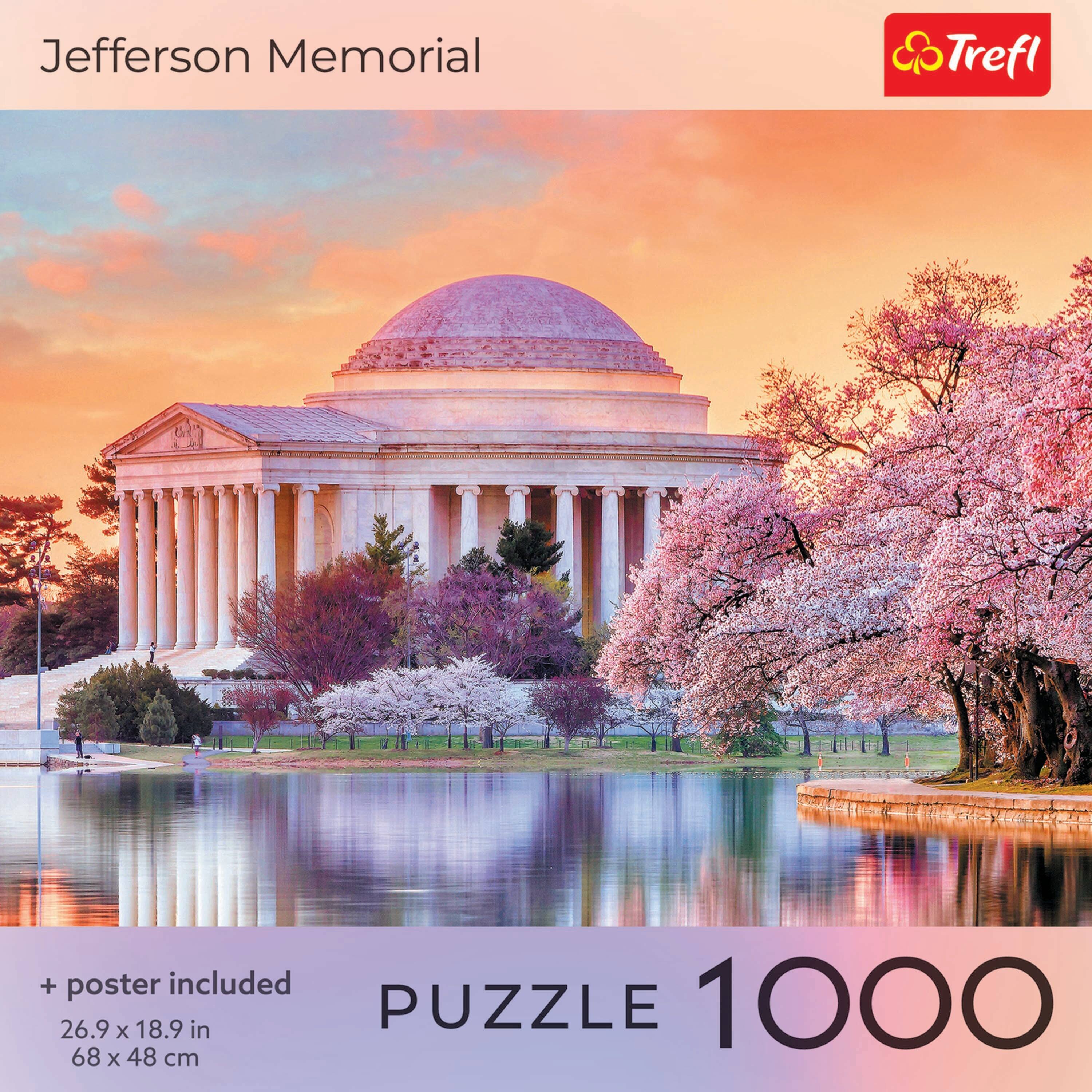 Jefferson Memorial

+ poster included

PUZZLE 1000

26.9 x 18.9 in
68 x 48 cm

Trefl