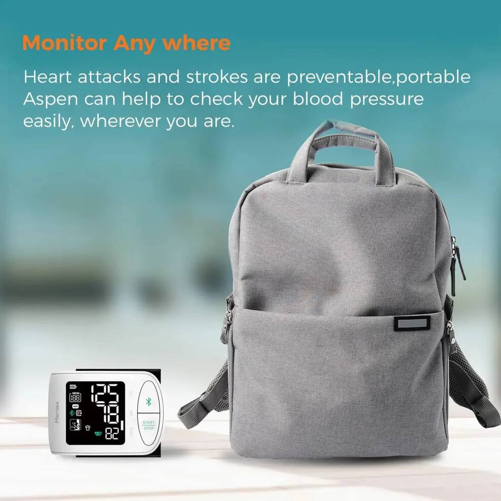Monitor Anywhere

Heart attacks and strokes are preventable. Portable Aspen can help to check your blood pressure easily, wherever you are.