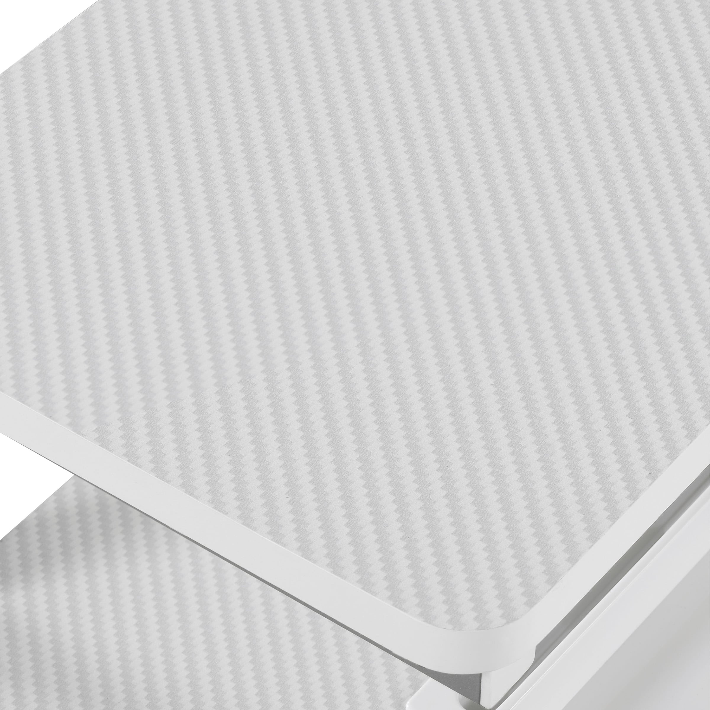 Alt View 12. OSP Home Furnishings - Emulator Gaming Desk - White/ Carbon.