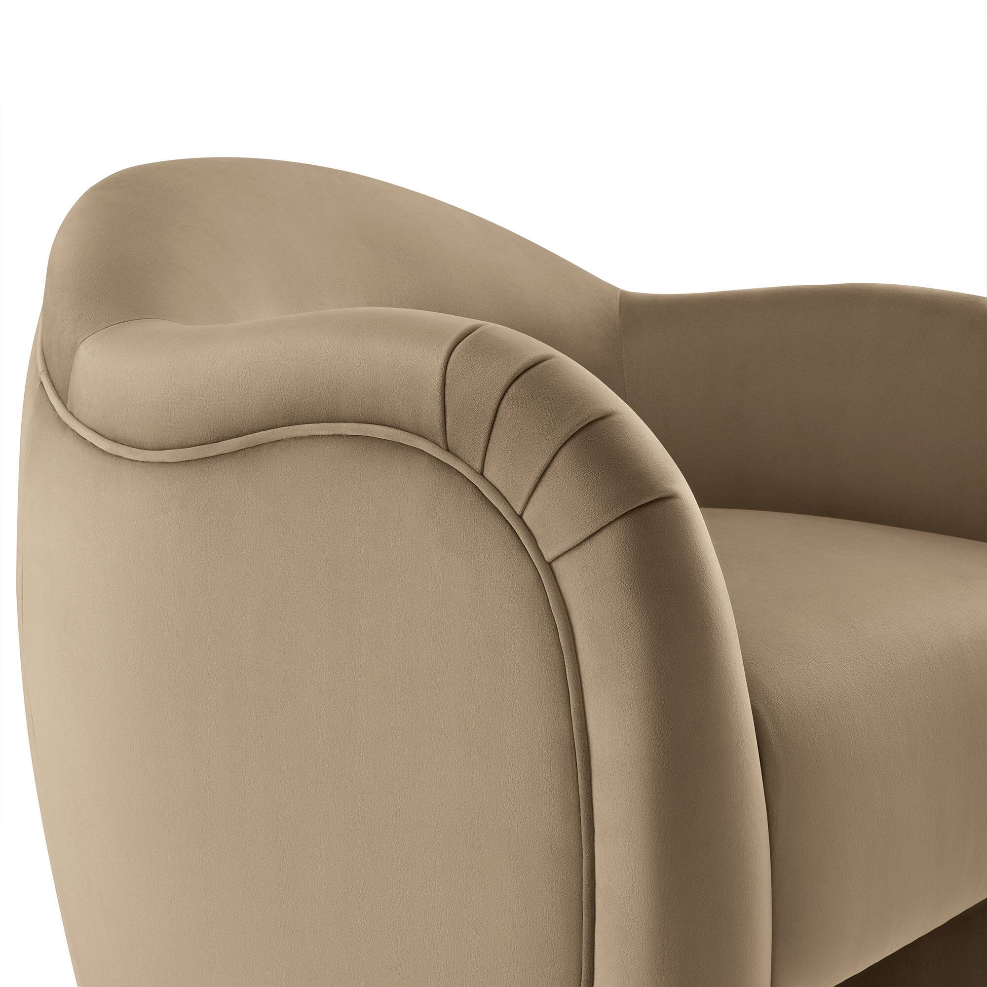 Alt View 5. Modway - Compose Performance Velvet Accent Chair by Modway - Taupe.
