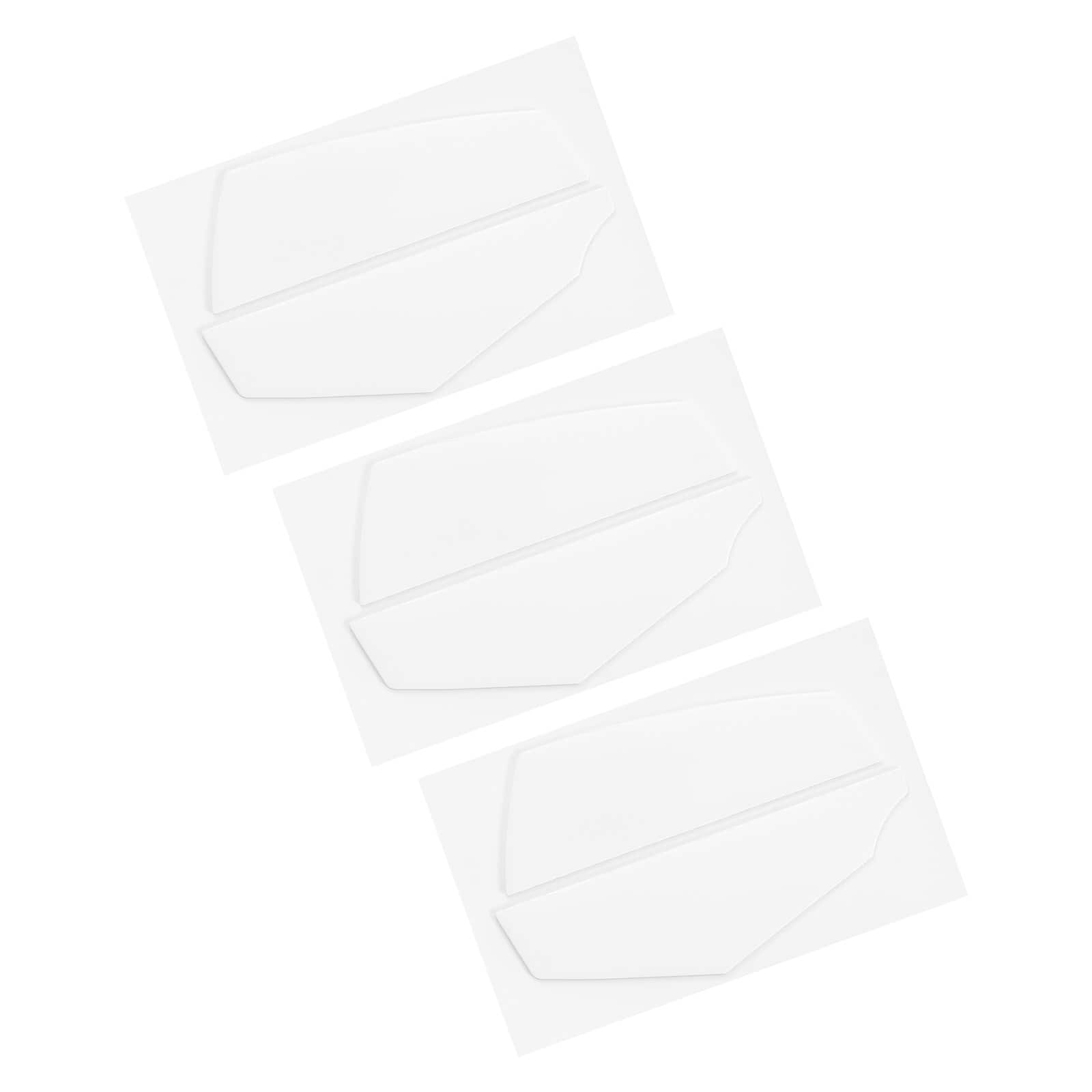Unique Bargains - Rounded Curved Edges Mouse Feet Pads 0.6mm for G600 Gaming Mouse Feet Replacement 2pcs/3Set - White