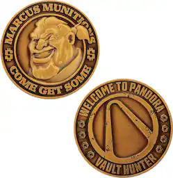 Borderlands - Limited Edition Coin - Marcus Munitions - COLLECTIBLES