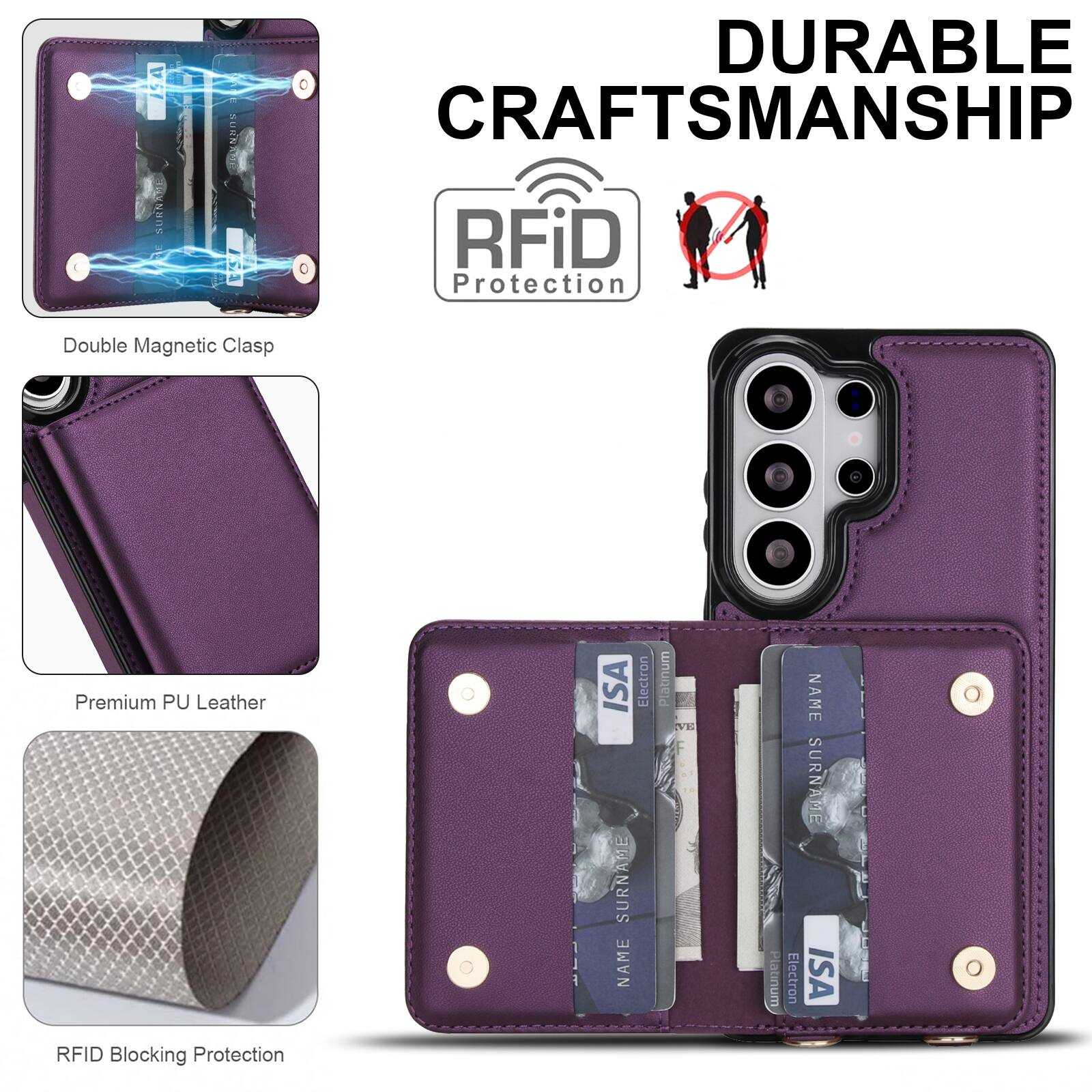 DURABLE CRAFTSMANSHIP

RFID Protection

Double Magnetic Clasp

Premium PU Leather

RFID Blocking Protection

ISA

NAME SURNAME

Platinum

ISA

NAME SURNAME

Platinum