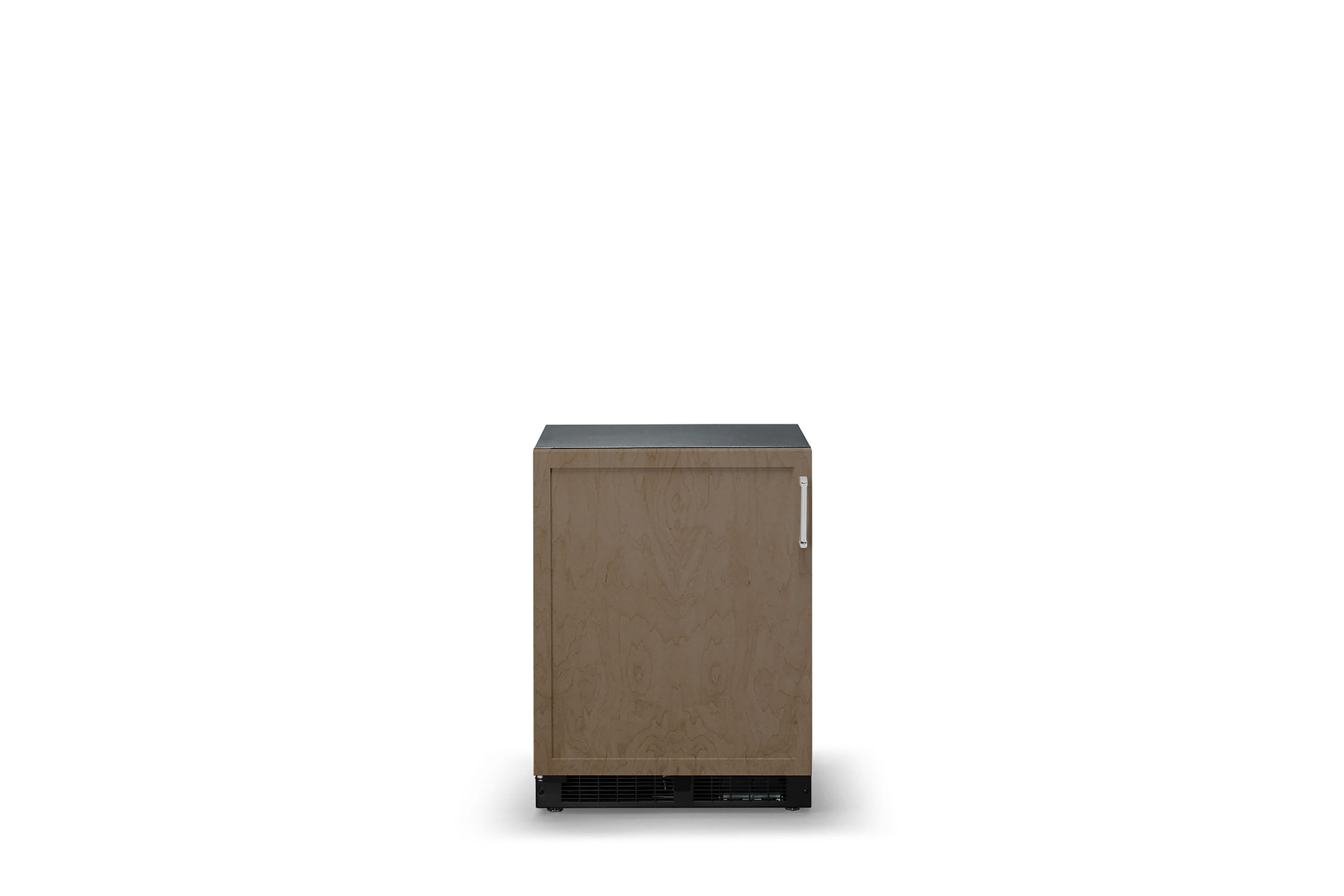 Front. Viking - 24"W 4.6 Cu. Ft.  Viking  ADA compliant Custom Panel Solid Door Undercounter Mini Fridge-Left Hinge - Custom Panel Ready.