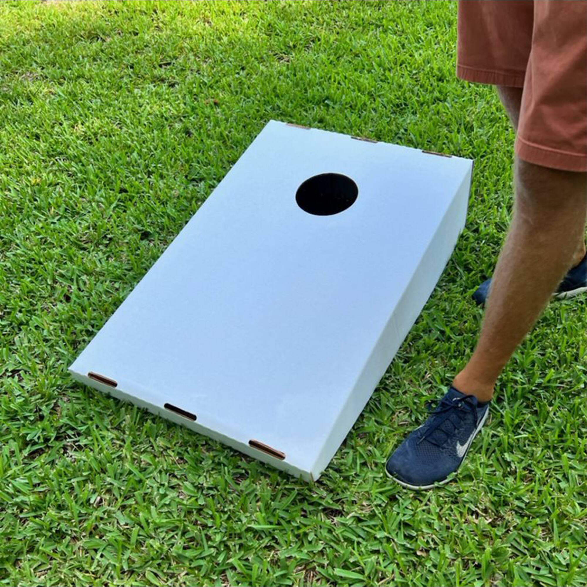 Alt View 2. Paricon - Paricon, LLC CCT-00178 Cardboard Outdoor Foldable Corn Hole Boards (2 Pack).