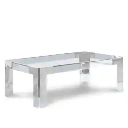 Meridian Furniture - Casper Coffee Table - Clear