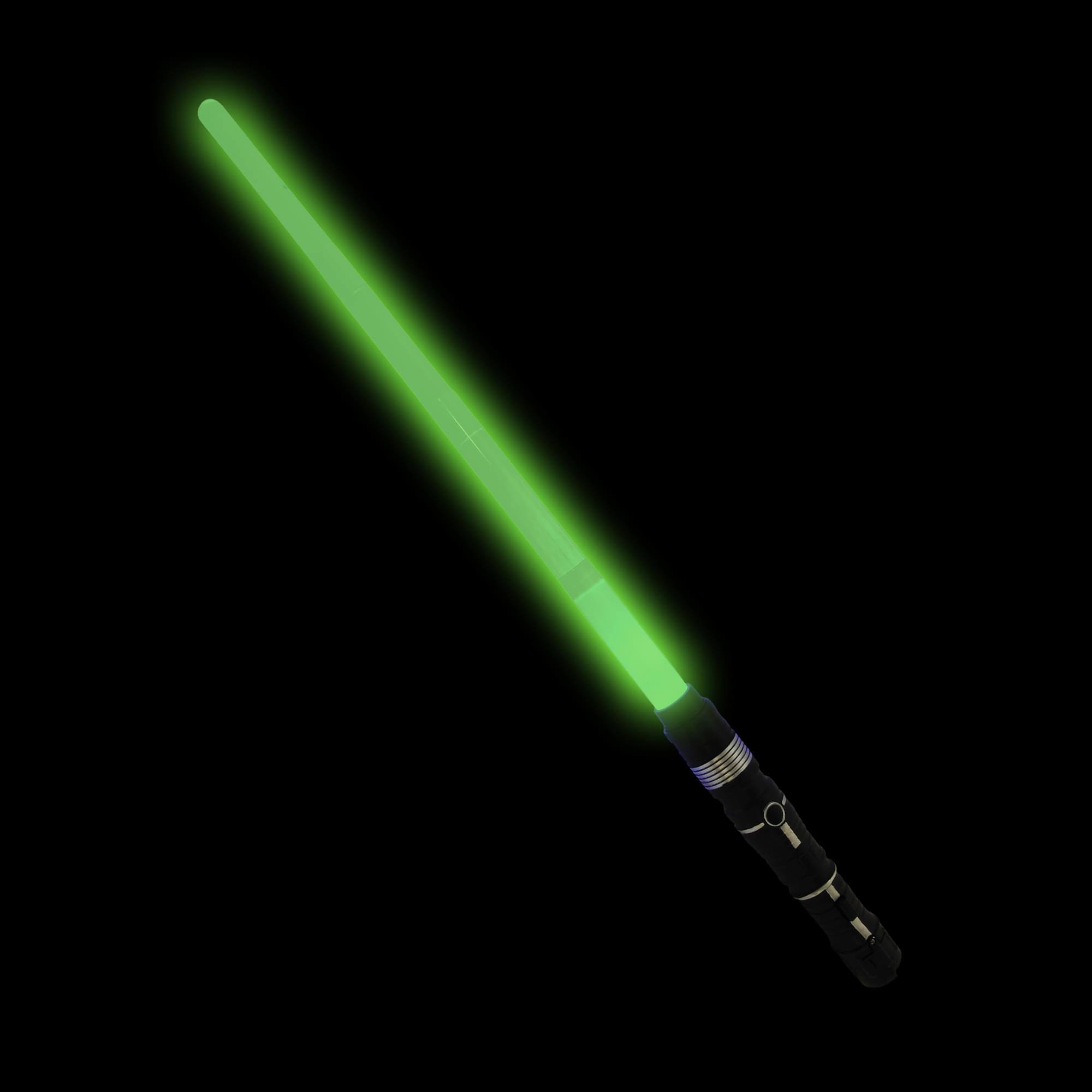 Alt View 3. Funworld - Light-Up 28 Inch Retractable Space Sword Costume Accessory | Lights Up Blue, Red and Green - Red.