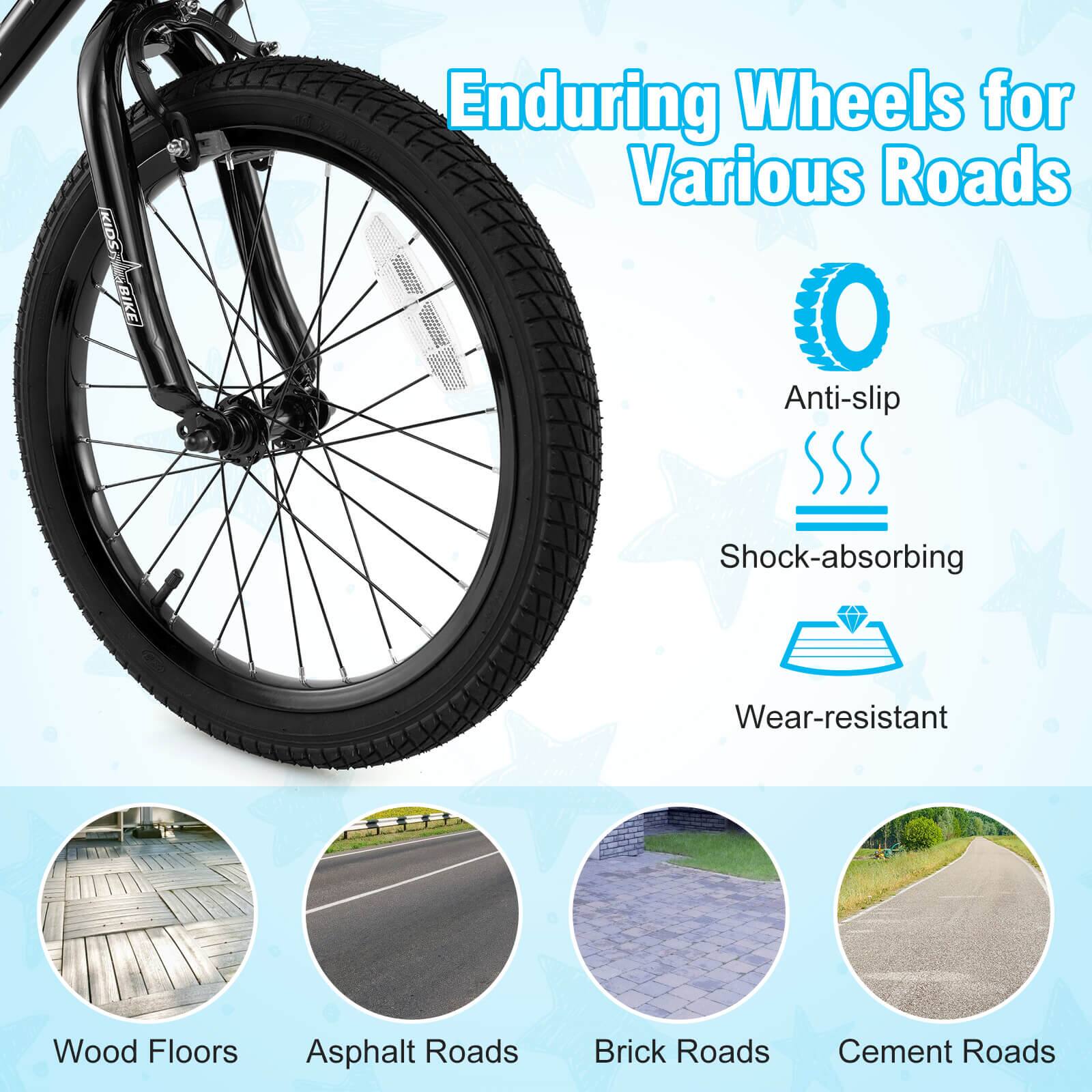 Enduring Wheels for Various Roads

Anti-slip  
Shock-absorbing  
Wear-resistant  

Wood Floors  
Asphalt Roads  
Brick Roads  
Cement Roads