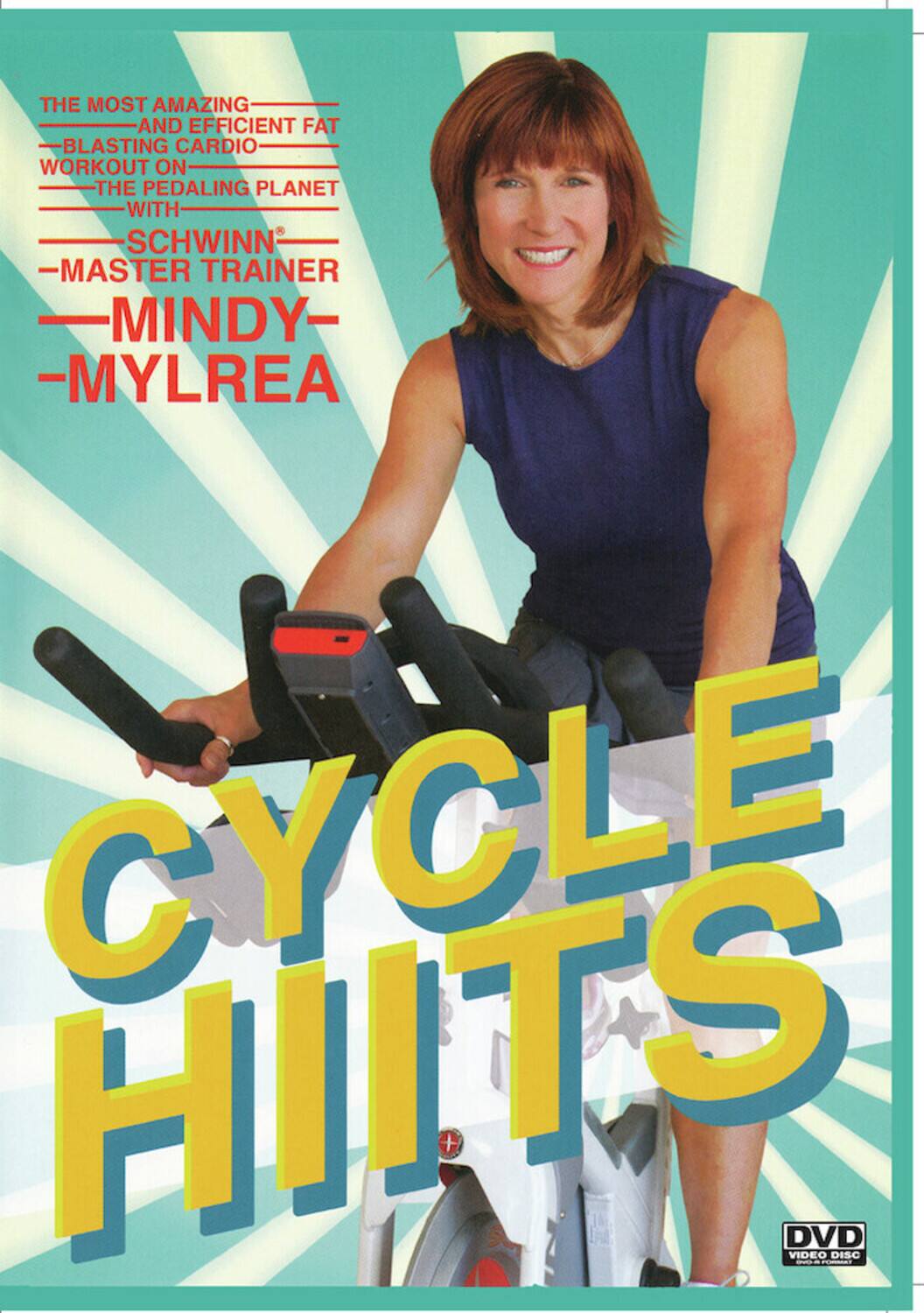 Front. Mindy Mylrea: Cycle HIITS   - DVD.