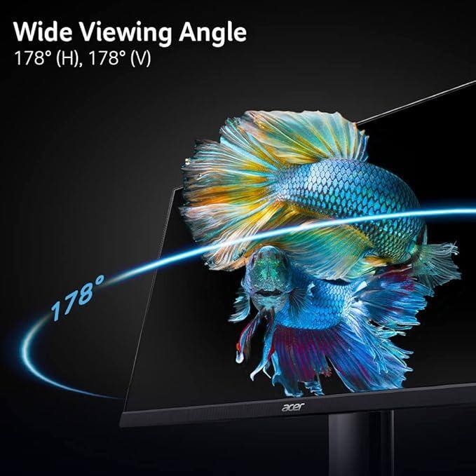 Wide Viewing Angle  
178° (H), 178° (V)