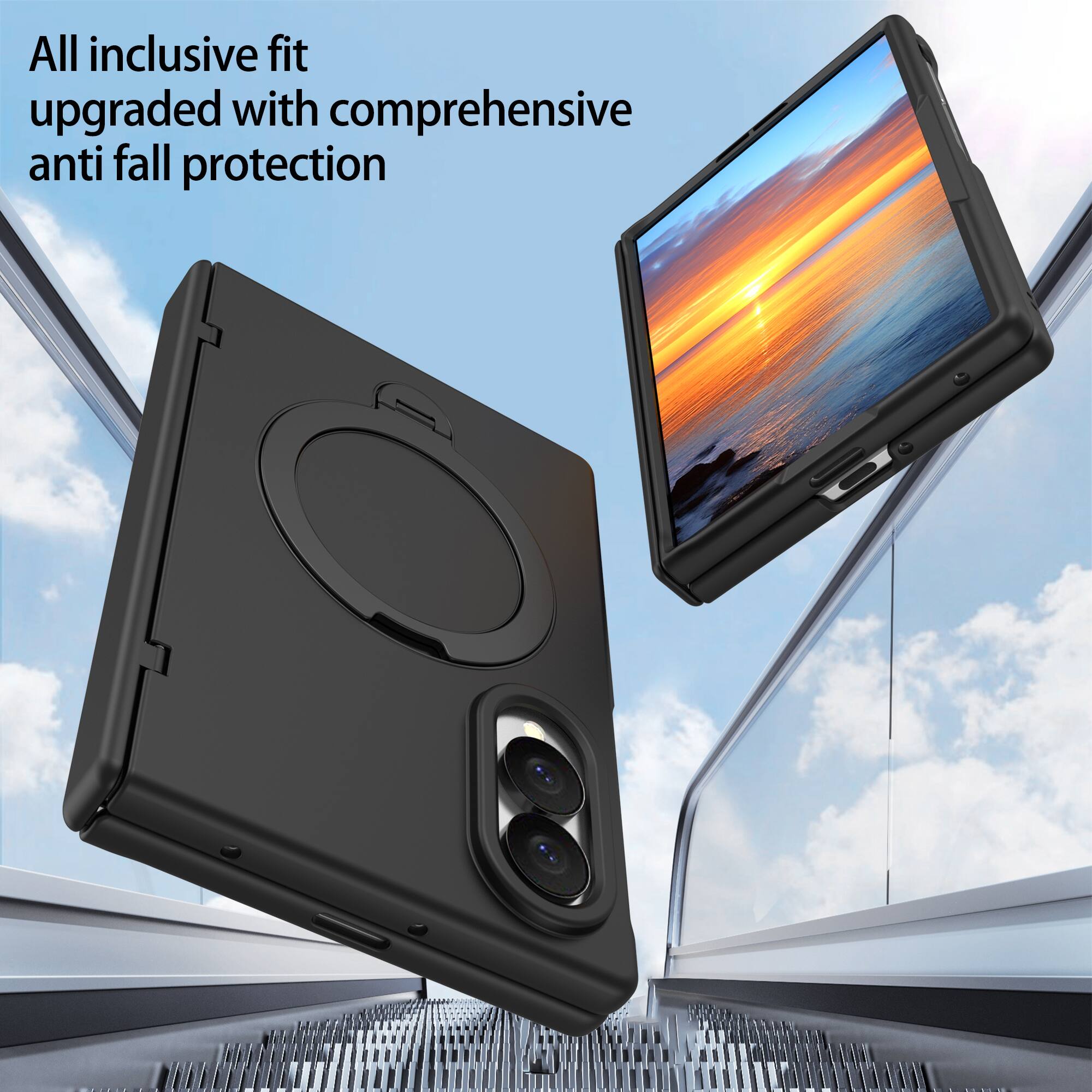All inclusive fit upgraded with comprehensive anti fall protection