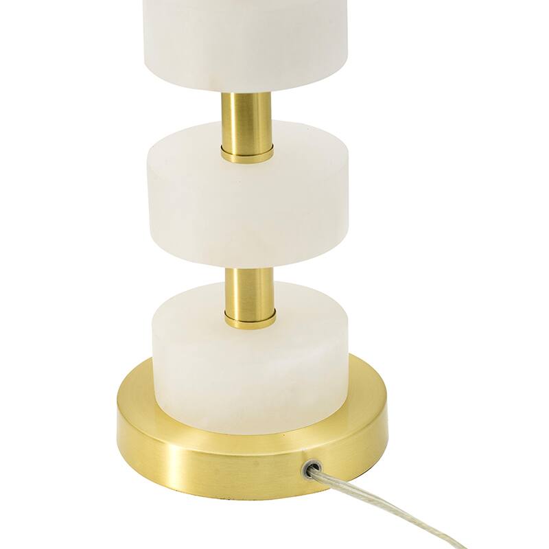 Alt View 5. Dexmalle - Dexmalle-Marble Table Lamp-White+Gold.