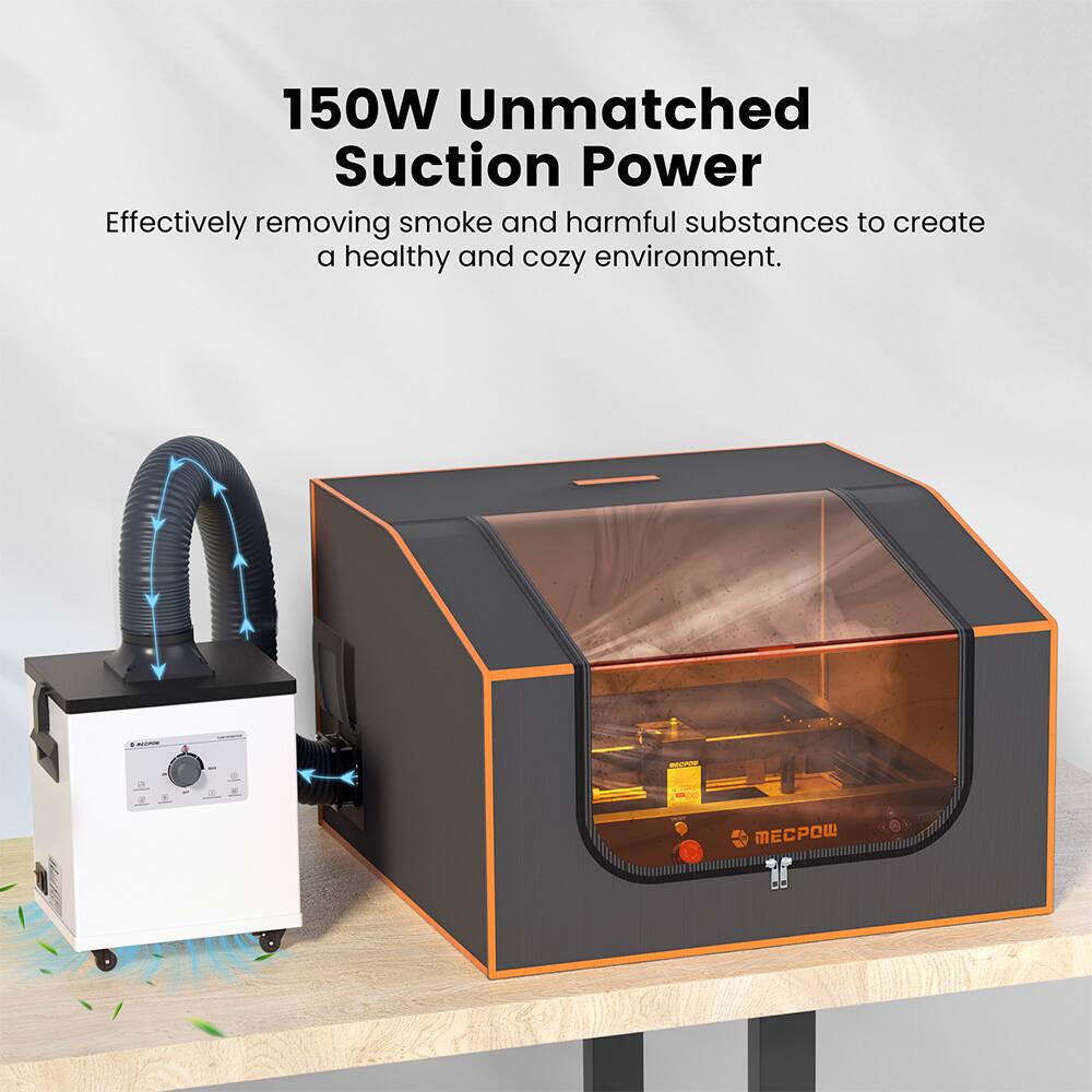 150W Unmatched Suction Power  
Effectively removing smoke and harmful substances to create a healthy and cozy environment.