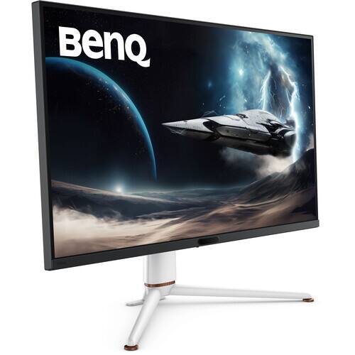 Alt View 1. BenQ - MOBIUZ EX381U 37.5" 4K IPS 144Hz Gaming Monitor 1ms GtG, 1000:1, FreeSync Premium Pro, KVM, HDMI & DisplayPort - White.