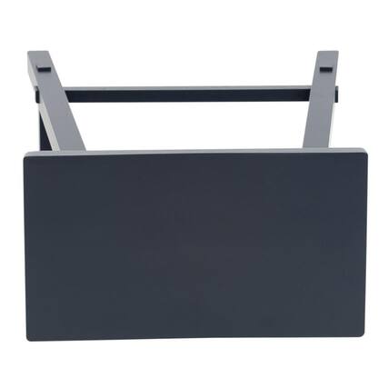 Front. Liberty Furniture Industries - Creations 24 Inch Sawhorse Counter Stool- Navy in Various - Brown.