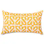 Front. Majestic Home - Pillow 12x20 Aruba Citrus - Yellow.