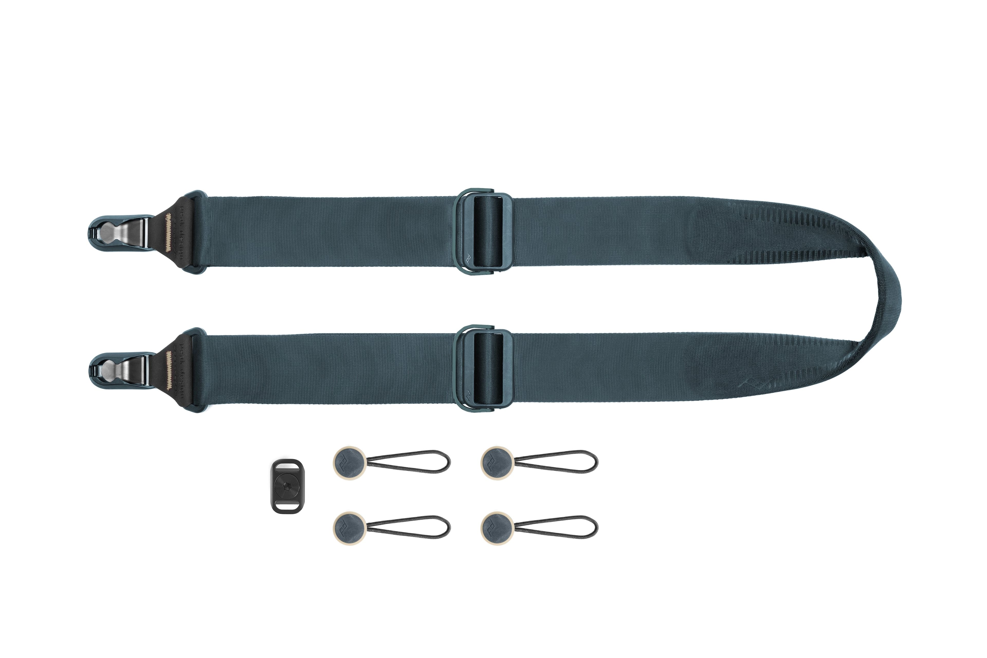 Front. Peak Design - Slide Camera Strap - Ocean.