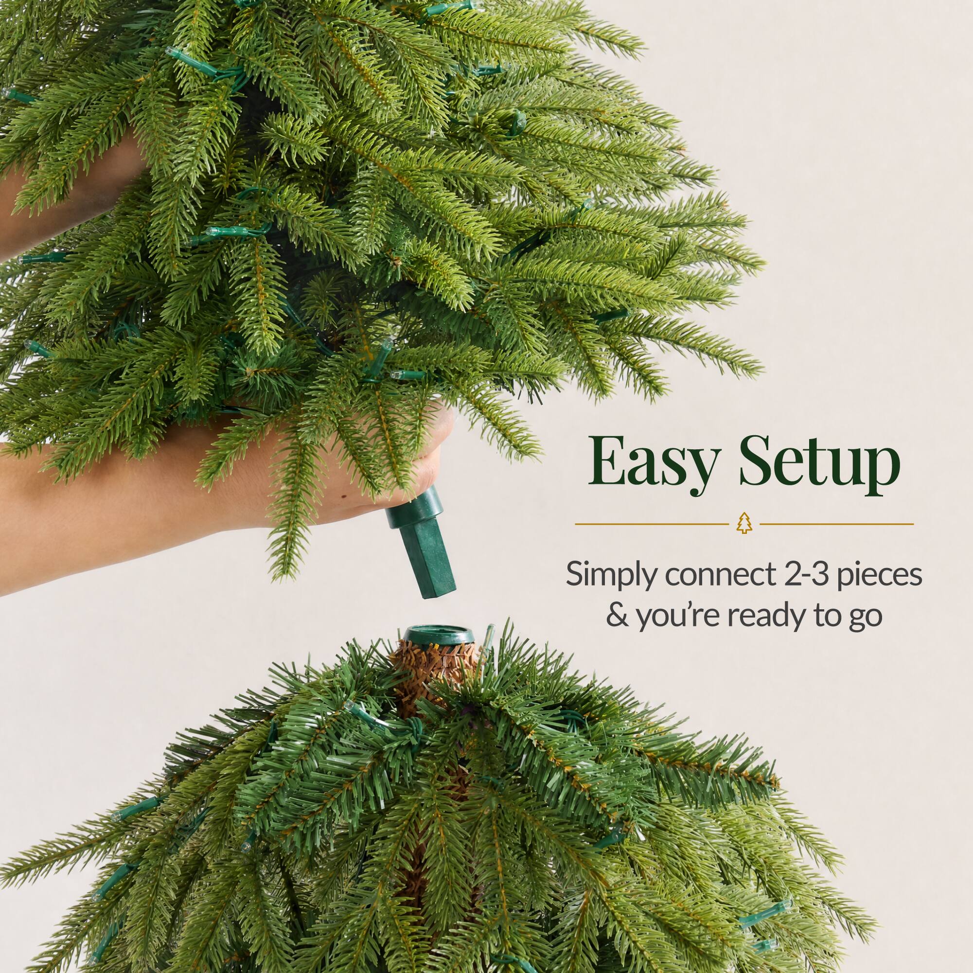 Easy Setup

Simply connect 2-3 pieces & you're ready to go
