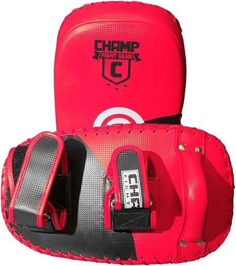 Amber Sporting Goods - Curve Target Focus MMA Mitts Contoured Fit, Wrist Support, ToughTek, Shock Absorbent, Lightweight - Red price history on PriceWatchPro