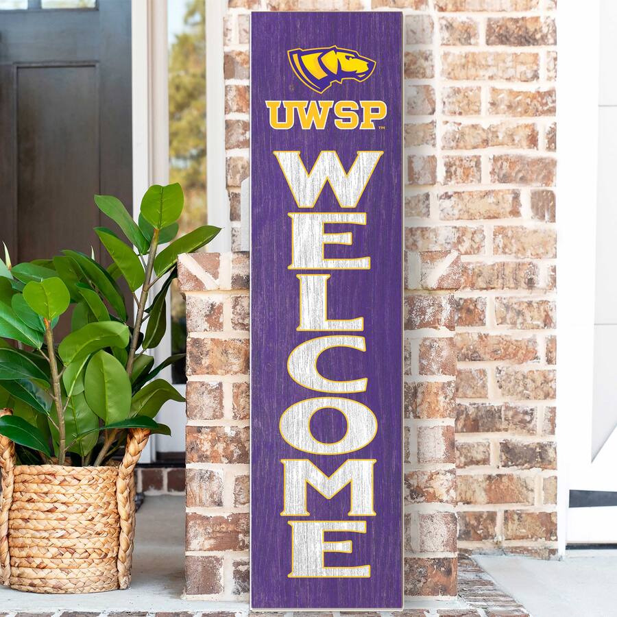 Jardine Wisconsin Stevens Point Pointers 12'' x 48'' Outdoor Leaner ...