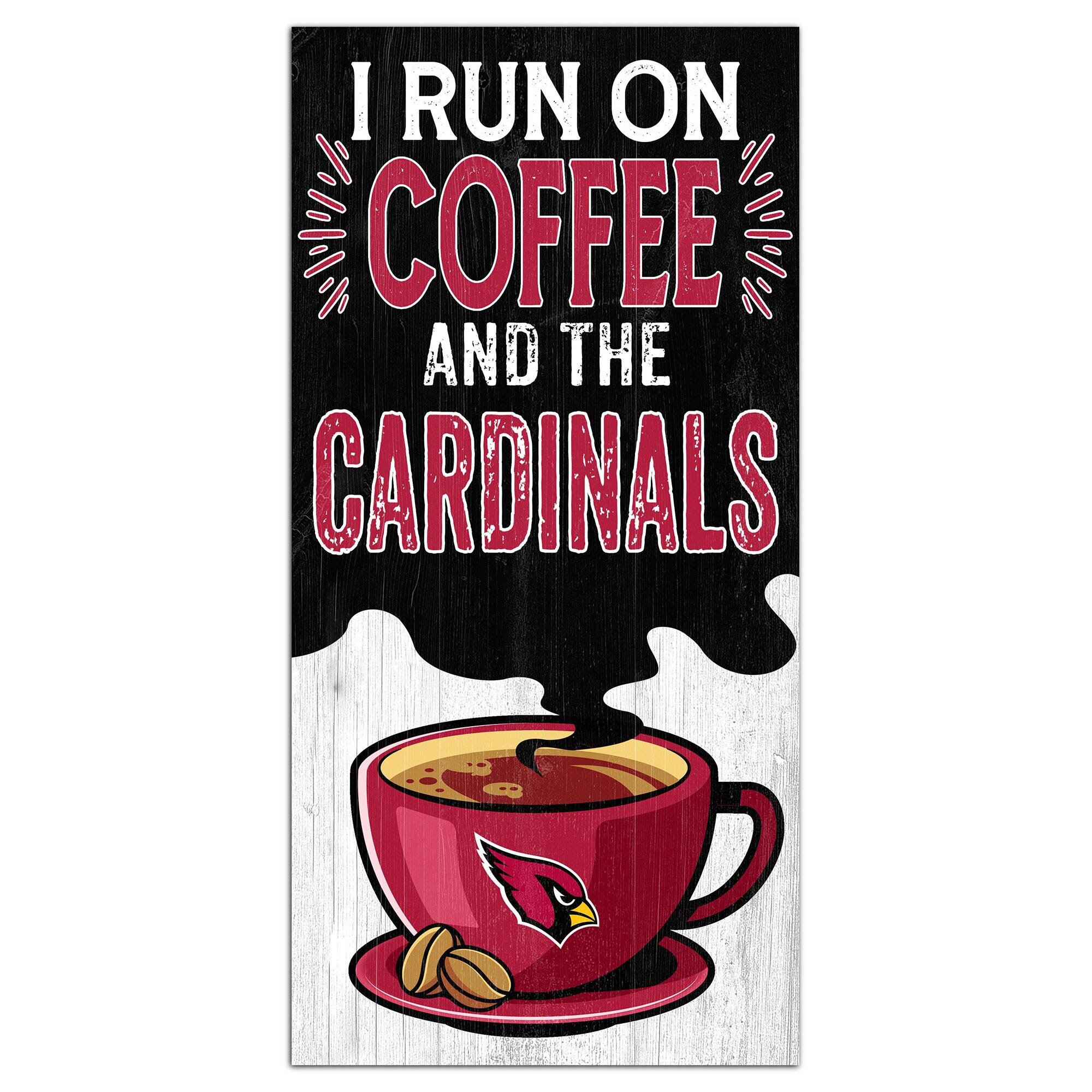 Arizona Cardinals 6" x 12" Coffee Wall Art
