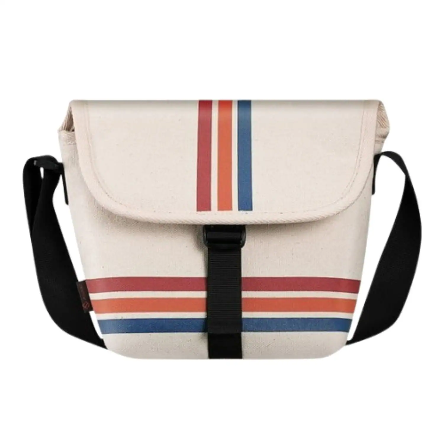 Front. Stock Preferred - For Polaroid Originals OneStep 2 VF Instant Film Camera Carrying Case Travel Bag Stripe.