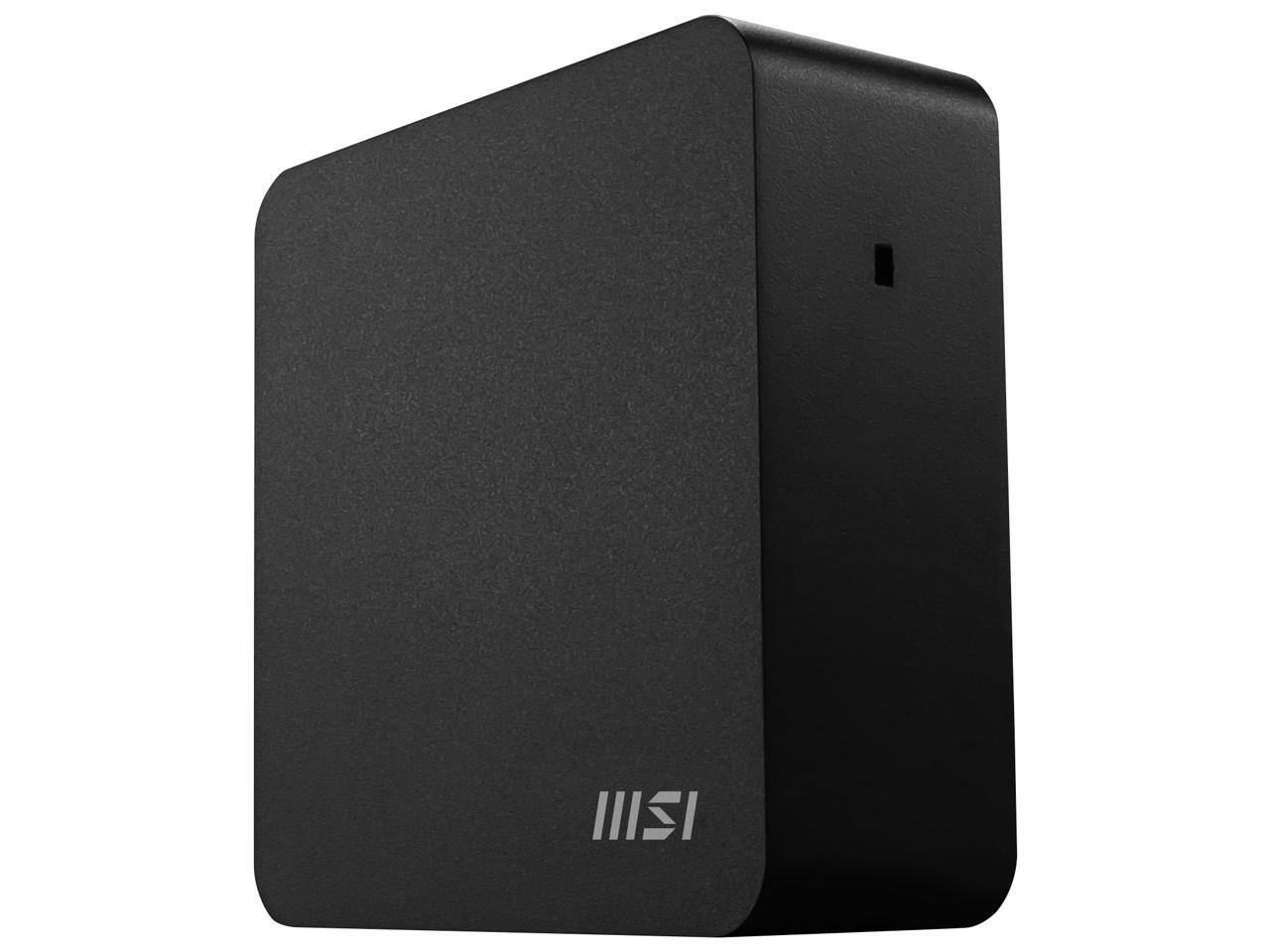 Alt View 10. MSI - MSI Cubi NUC 13MQG Mini Desktop - Intel Core i5-1345U - 16GB Memory - 1TB SSD - Thunderbolt 4 - Windows 11 Pro - Black - Black.
